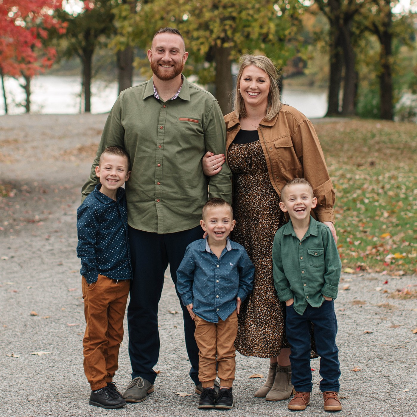 Tim and his family — Owner of CrossCountry Lawn Service